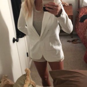 White blazer forever 21